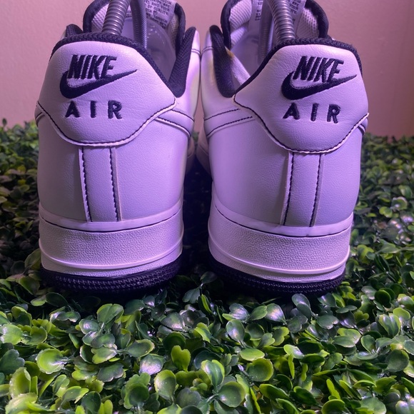 🔥 NIKE AIR FORCE 1 LOW ‘07 CONTRAST STITCH BLACK WHITE SNEAKER MEN 13 CV1724-103 - Picture 4 of 9